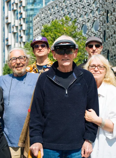 Star Wars producer Robert Watts visits the Ravensbourne HoloPortal