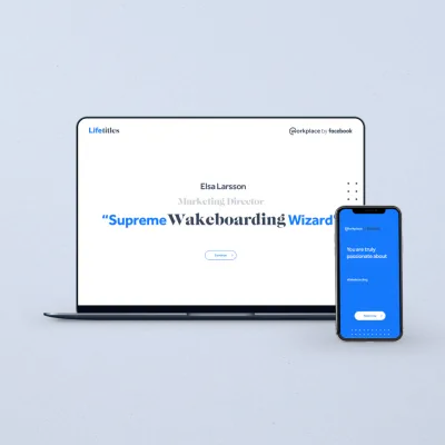 The Life Titles website design mobile