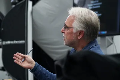 Roger Tooth gives feedback during Sony masterclass