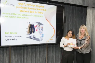 Ravensbourne student named ‘Best in Show’ at the Student Starpack Awards