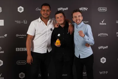 The Life Titles team with their award