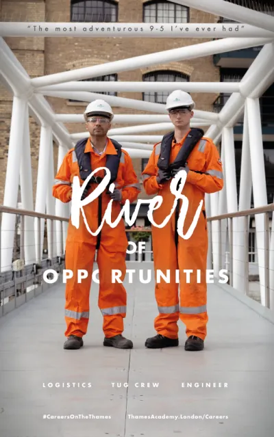 The Thames skills academy campaign The tug crew