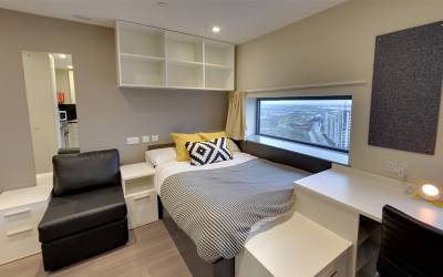 A bedroom at Unite One