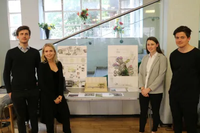 Department of Architecture students design peace garden