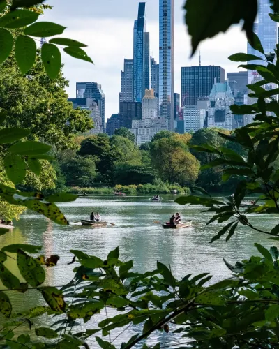 Boats in Central Park NY - Joe Skelly