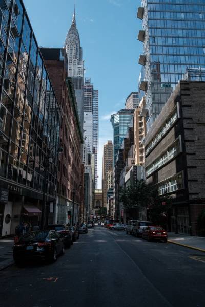 Chrysler Building & Street NY - Joe Skelly