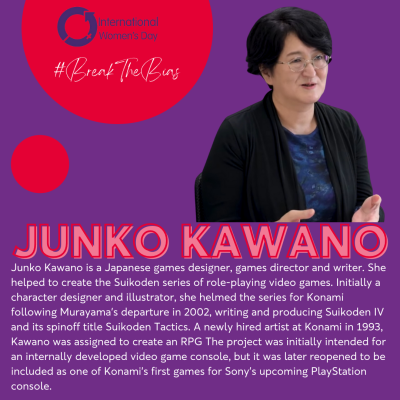 Portrait of Junko Kawano talking