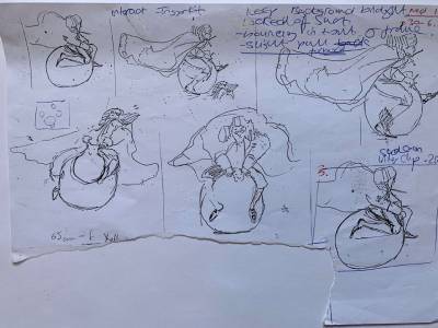 The 12 Days of Christmas - Ten Lords storyboard