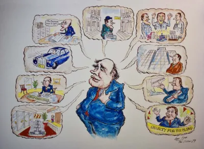 The Money Programme political cartoon 24