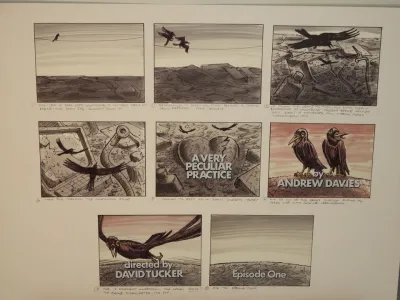 A Very Peculiar Practice drawn storyboard 1