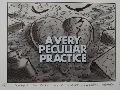 A Very Peculiar Practice drawn storyboard 6