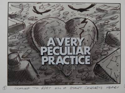 A Very Peculiar Practice drawn storyboard 6