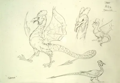 Narnia animation character designs - basilisk 1