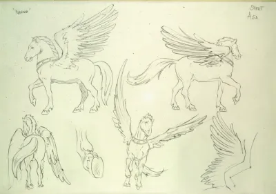 Narnia animation character designs - horse 2