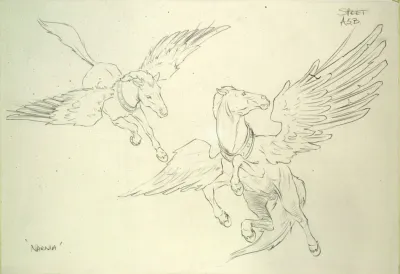 Narnia animation character designs - horse 3