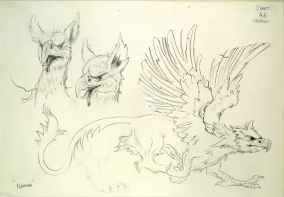 Narnia animation character designs - griffon 1