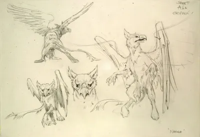 Narnia animation character designs - griffon 2