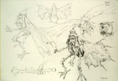 Narnia animation character design - evil sprites 1