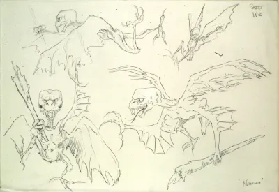 Narnia animation character design - evil sprites 2