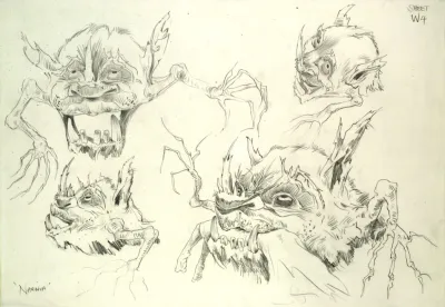 Narnia animation character design - evil sprites 3