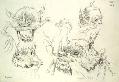 Narnia animation character design - evil sprites 3