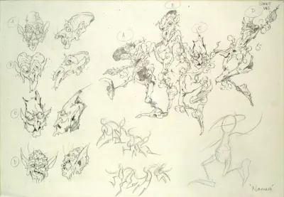 Narnia animation character design - evil sprites 4