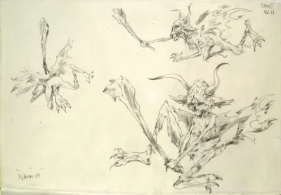 Narnia animation character design - evil sprites 8