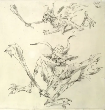 Narnia animation character design - evil sprites 9