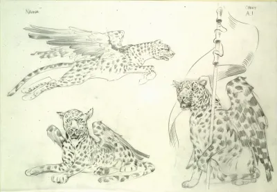 Narnia animation character designs - leopard 1