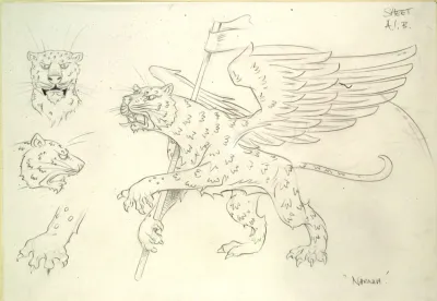 Narnia animation character designs - leopard 2