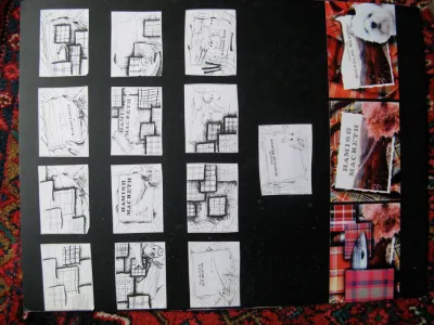 Hamish Macbeth storyboard and colour styling