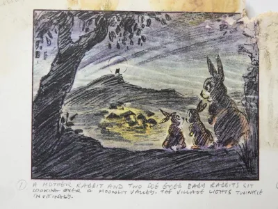 Heart of the Country original art storyboard 2