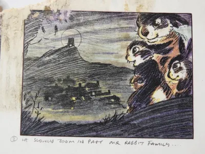 Heart of the Country original art storyboard 3