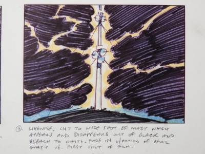 Heart of the Country original art storyboard 10