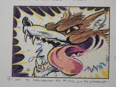 Heart of the Country original art storyboard 7