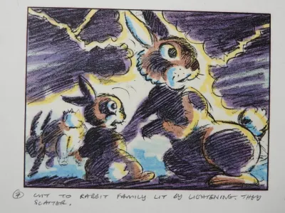 Heart of the Country original art storyboard 8