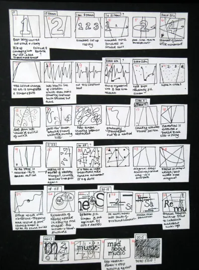 Mad About Music storyboard