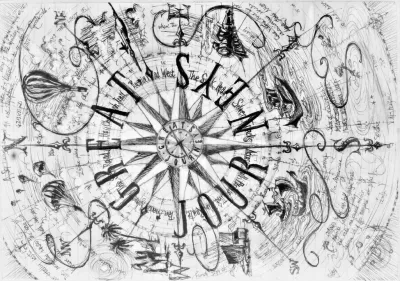 Great Journeys logo rough sketch