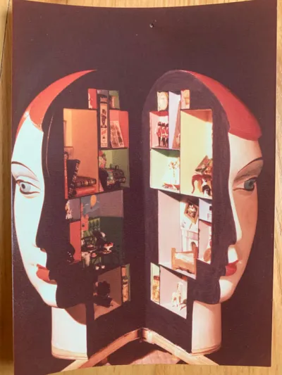 Private Lives head sculpture 1