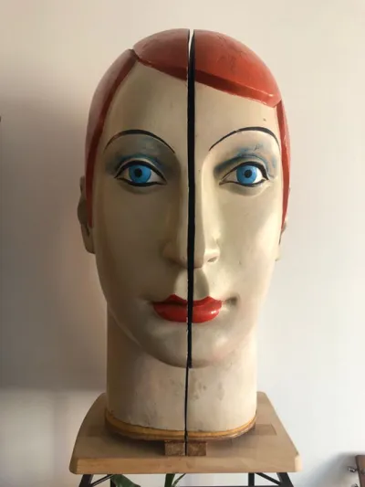 Private Lives head sculpture 2