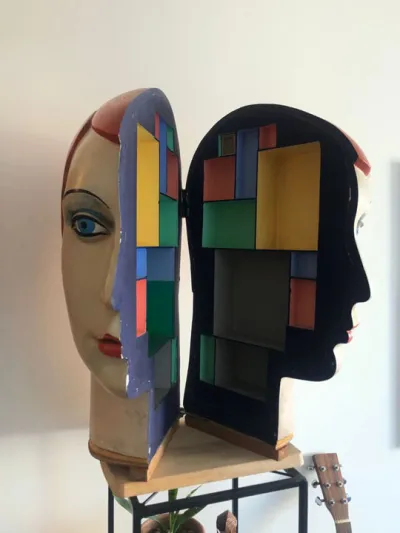 Private Lives head sculpture 3