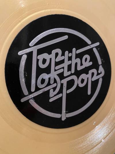 Top of the Pops ochre vinyl disc