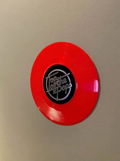 Top of the Pops red vinyl disc 