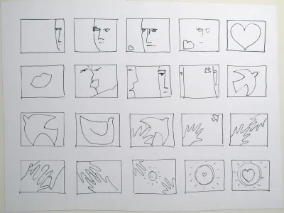 Tales from Marquez pencil storyboard