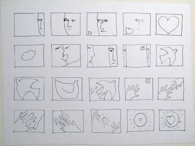 Tales from Marquez pencil storyboard
