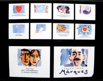 Tales from Marquez colour storyboard