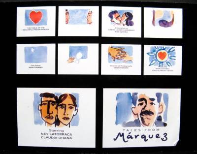 Tales from Marquez colour storyboard