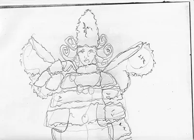 BBC2 Christmas - Wild Fairies costume design 2