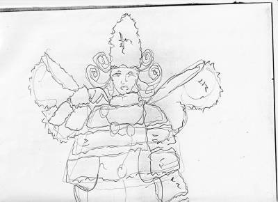 BBC2 Christmas - Wild Fairies costume design 2