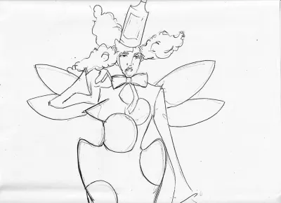 BBC2 Christmas - Wild Fairies costume design 5